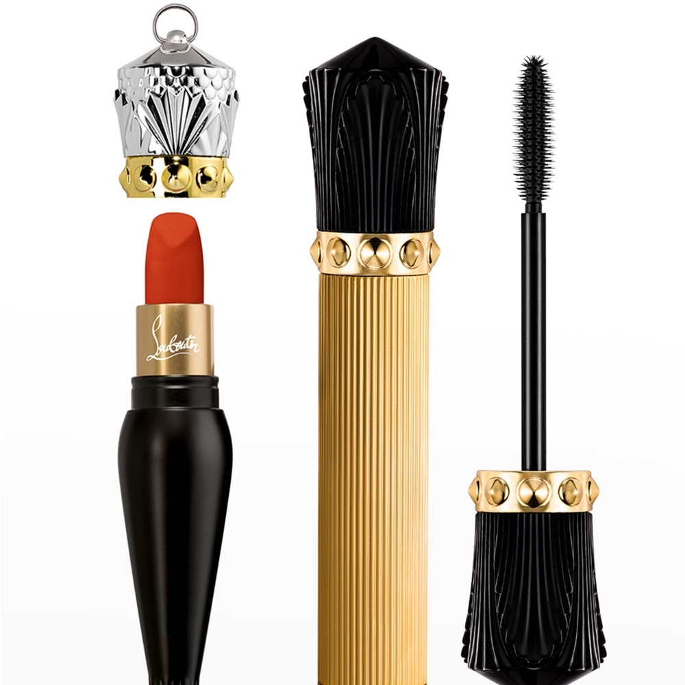 Christian Louboutin- Velvet Matte Triluna Lipstick & Les Yeaux Noir Mascara Set